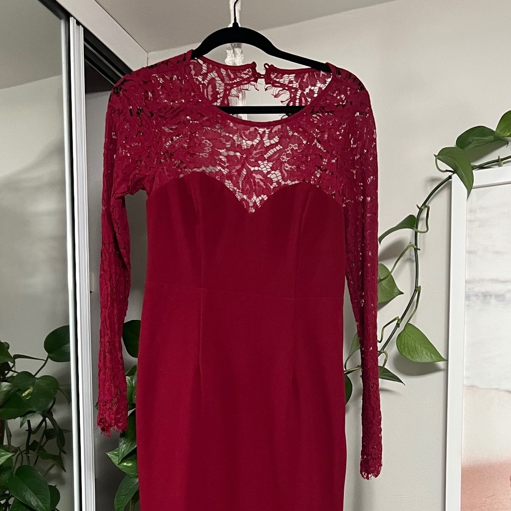 Full Length Red Gown